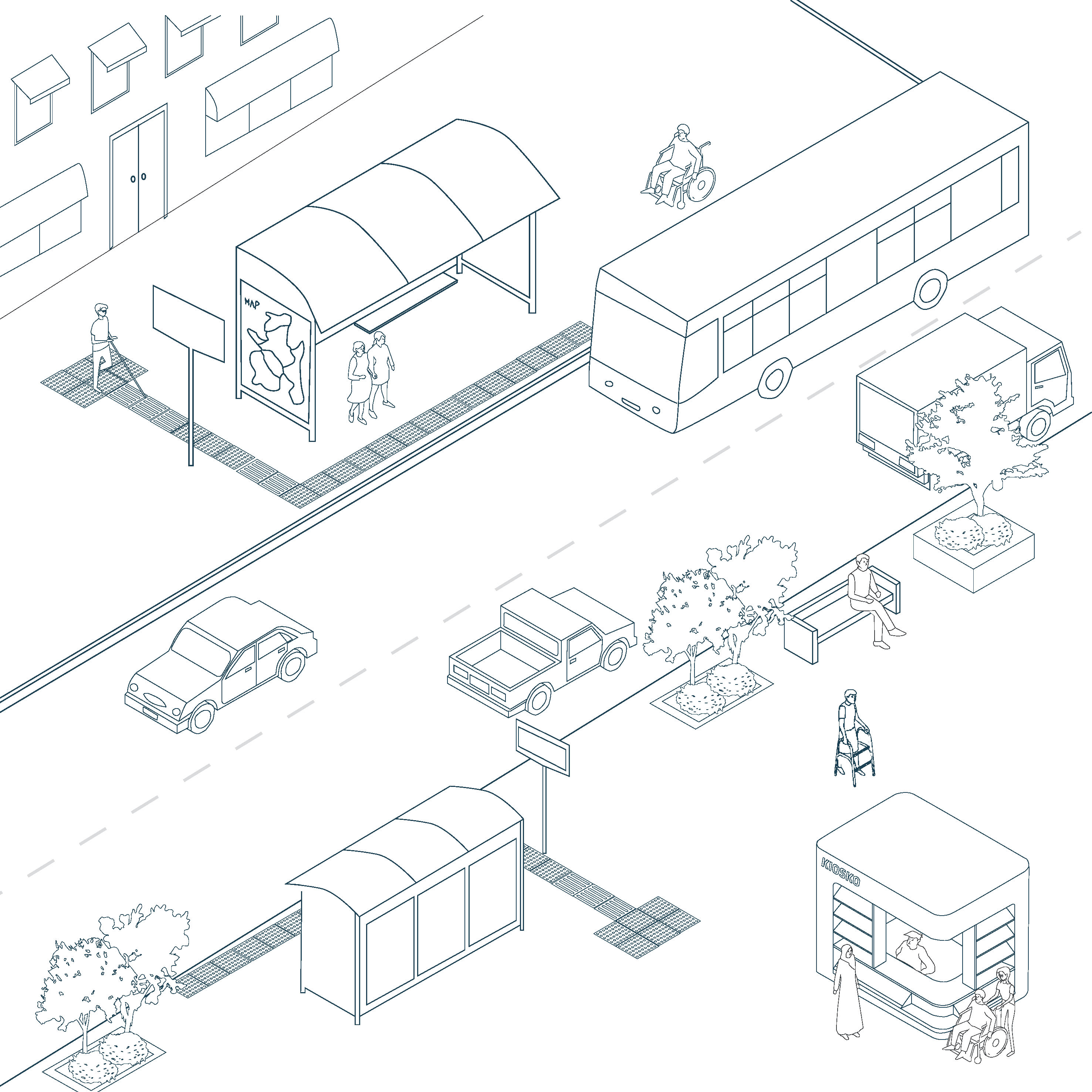 Adapt Pedestrian Routes for Diverse Users