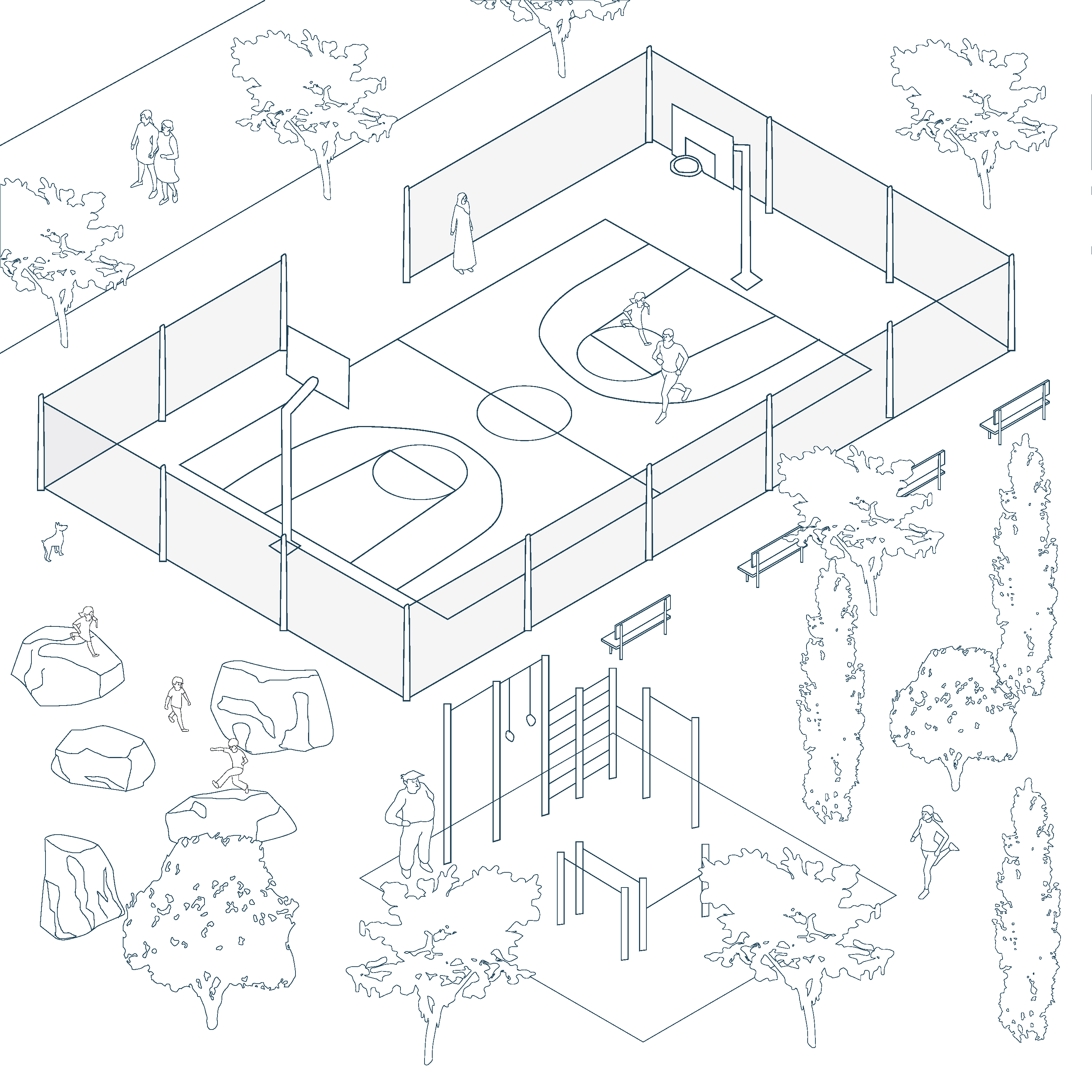 Provide sports spaces